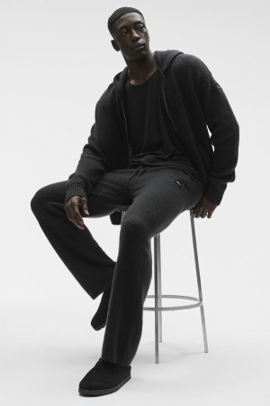 Wool Cashmere New Class Sweatpant - Black