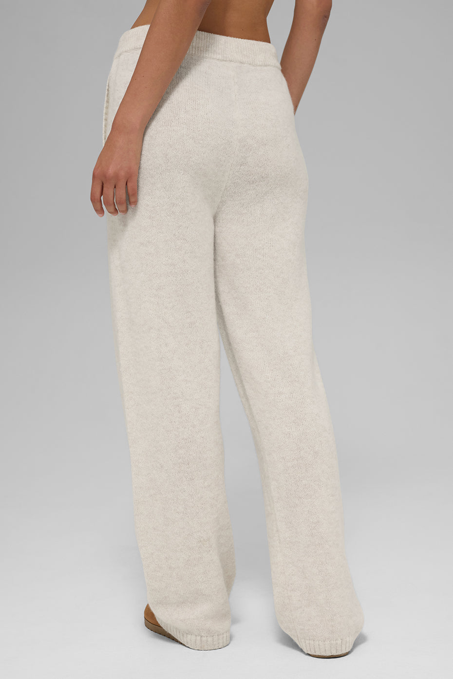 Wool Cashmere New Class Sweatpant - Bone Heather - Image 3