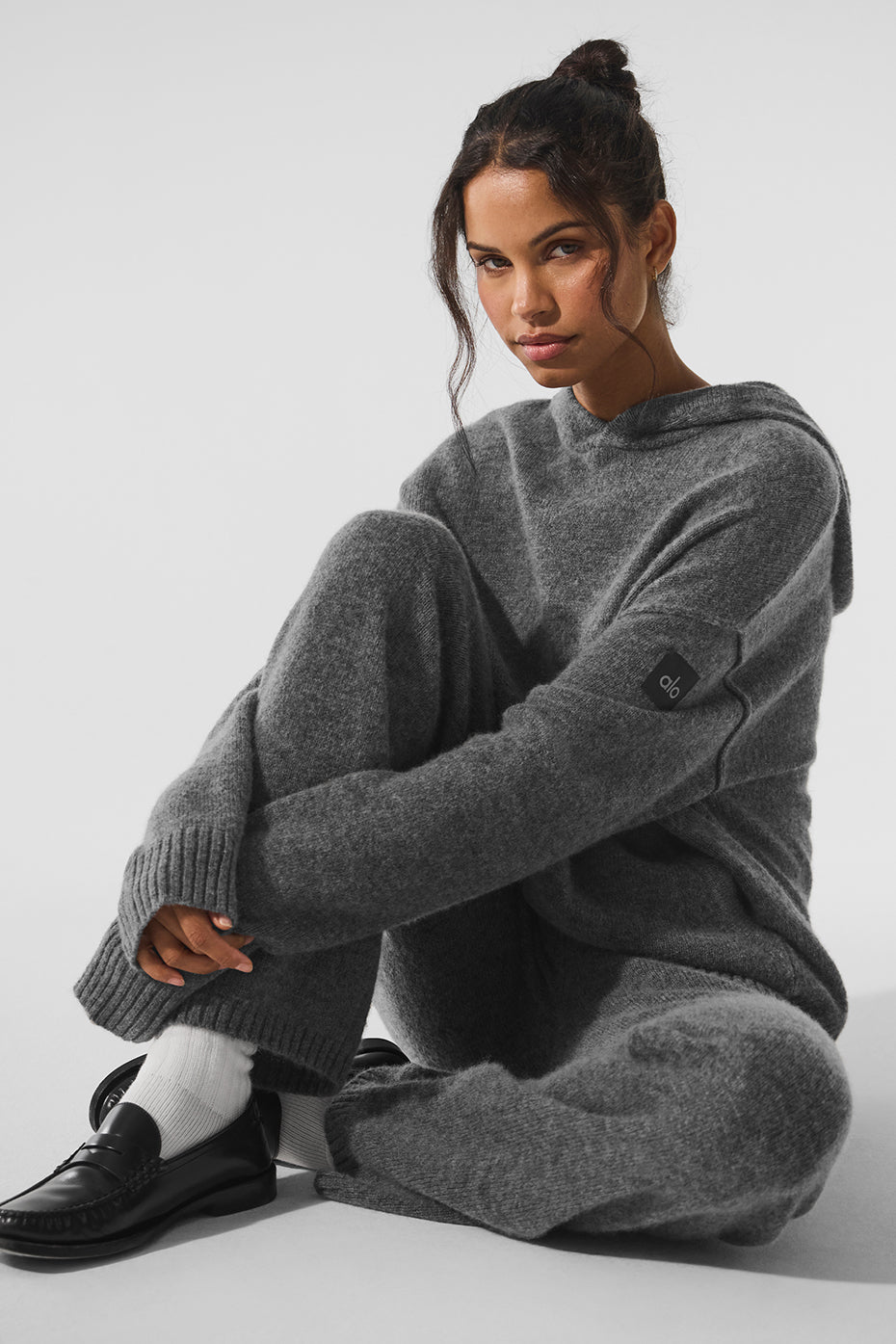Wool Cashmere New Class Sweatpant - Platinum Grey - Image 5