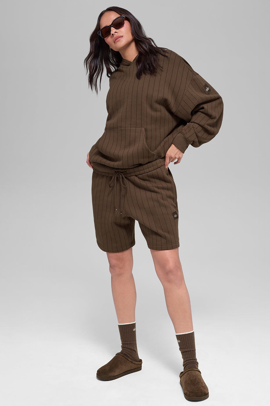 7 Pinstripe Short - Espresso Pinstripe - Image 4