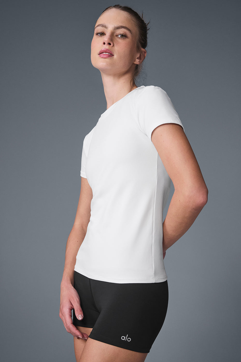 Alosoft Finesse Tee - White - Image 4