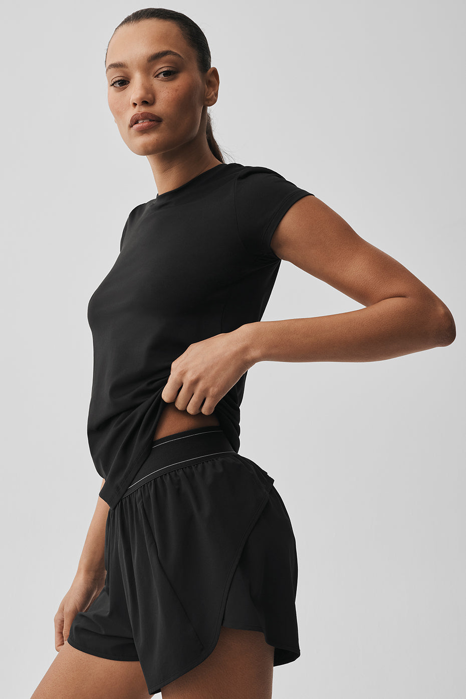 Alosoft Finesse Tee - Black - Image 3