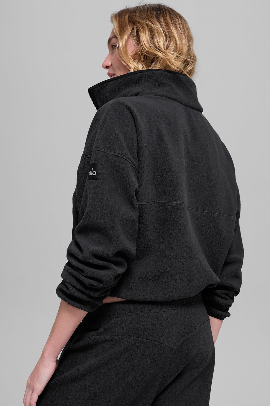 Polar Fleece Retreat Cover Up - Black - Image 3