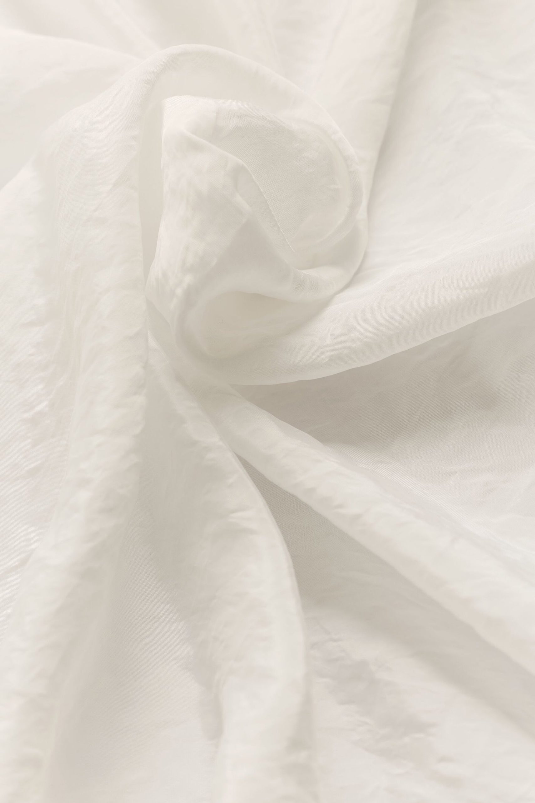 Semi-Sheer Golden Hour Button Down Long Sleeve - Ivory - Image 7