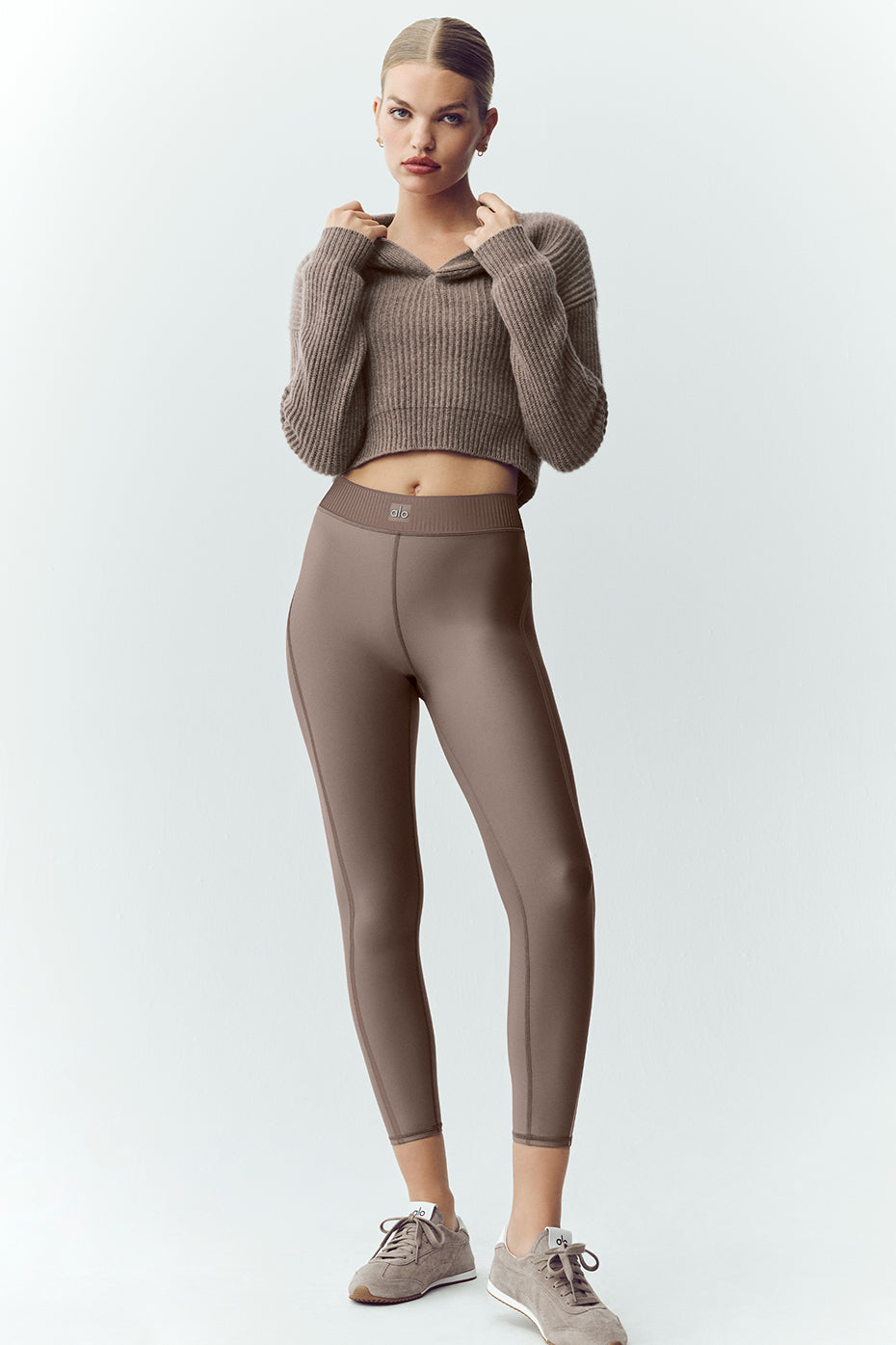Cashmere Northstar Polo - Alpine Cocoa Heather - Image 5