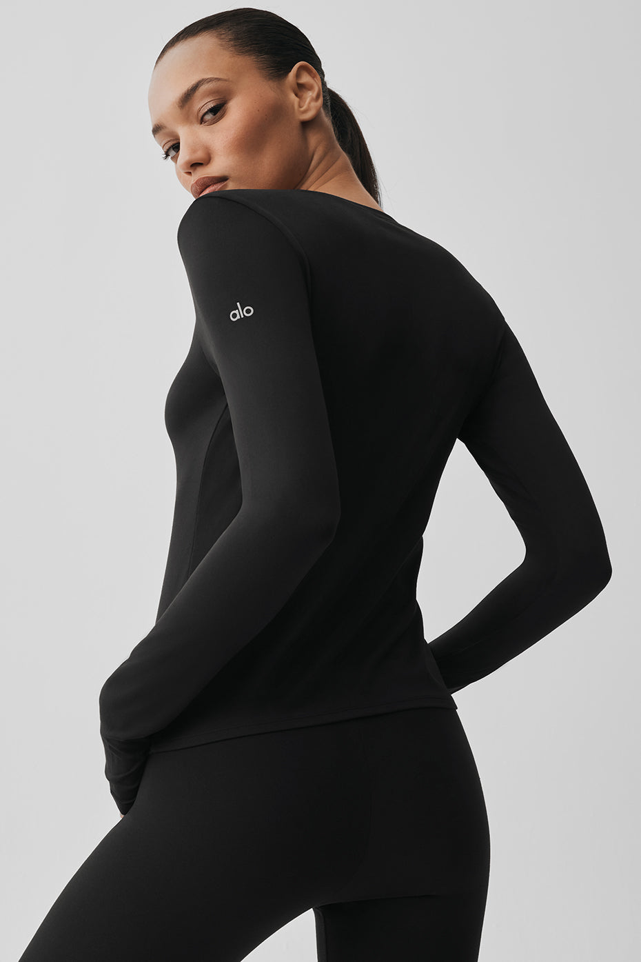 Alosoft Finesse Long Sleeve - Black - Image 2