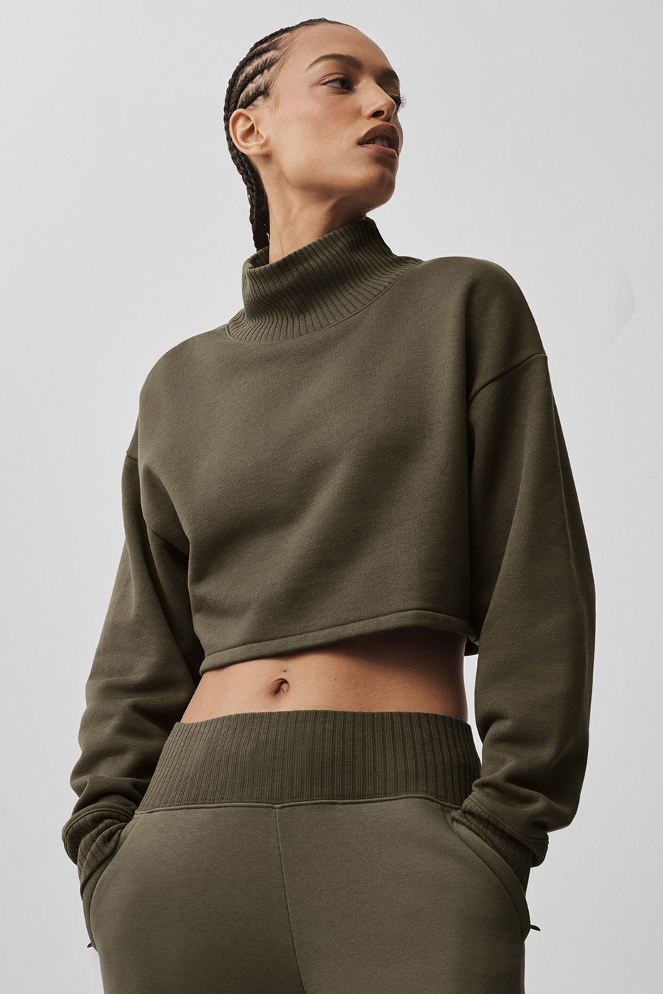Cropped Serenity Coverup - Olive Tree - Image 3