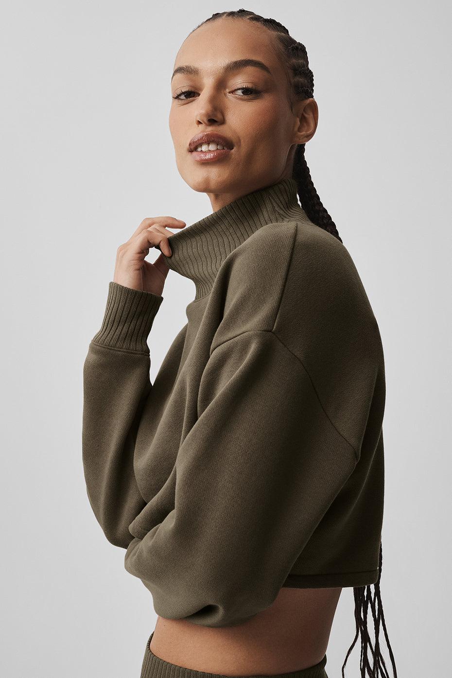 Cropped Serenity Coverup - Olive Tree - Image 4