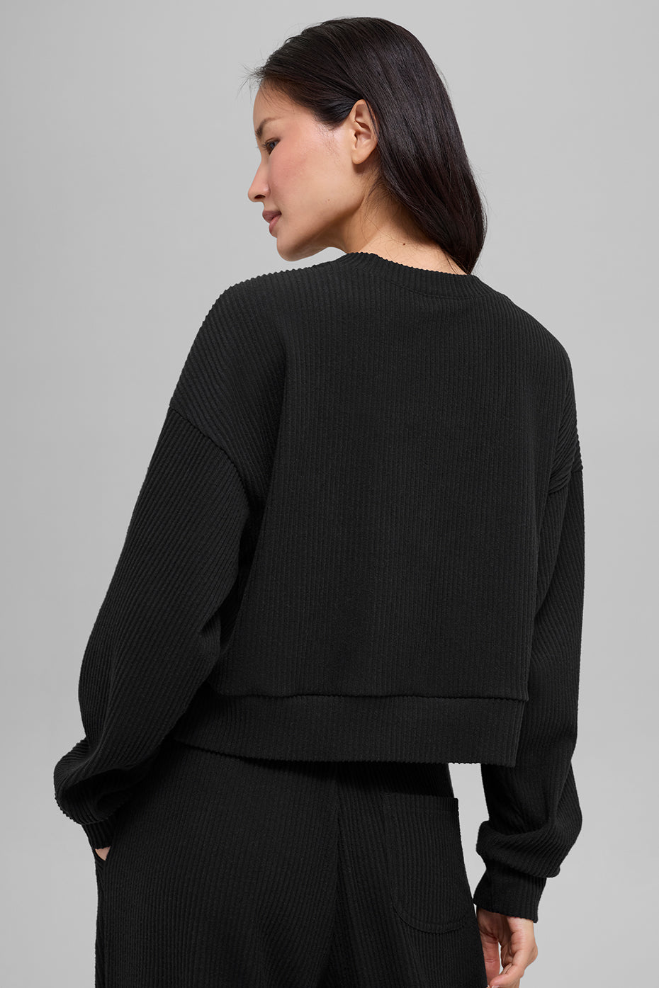 Muse Crew Neck Pullover - Black - Image 3