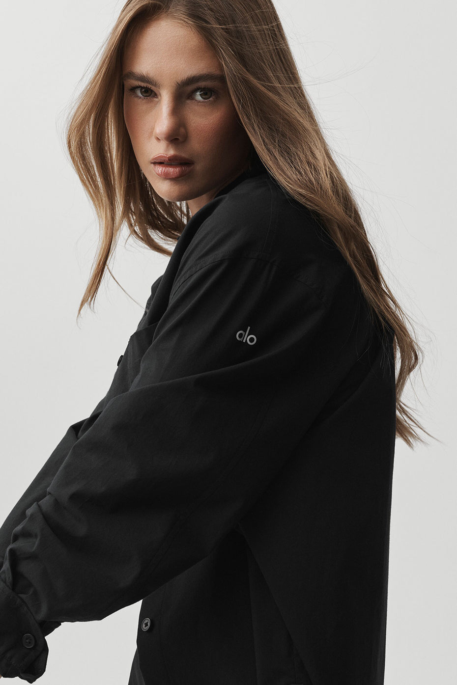 Cotton Real Deal Button Up Long Sleeve - Black - Image 4