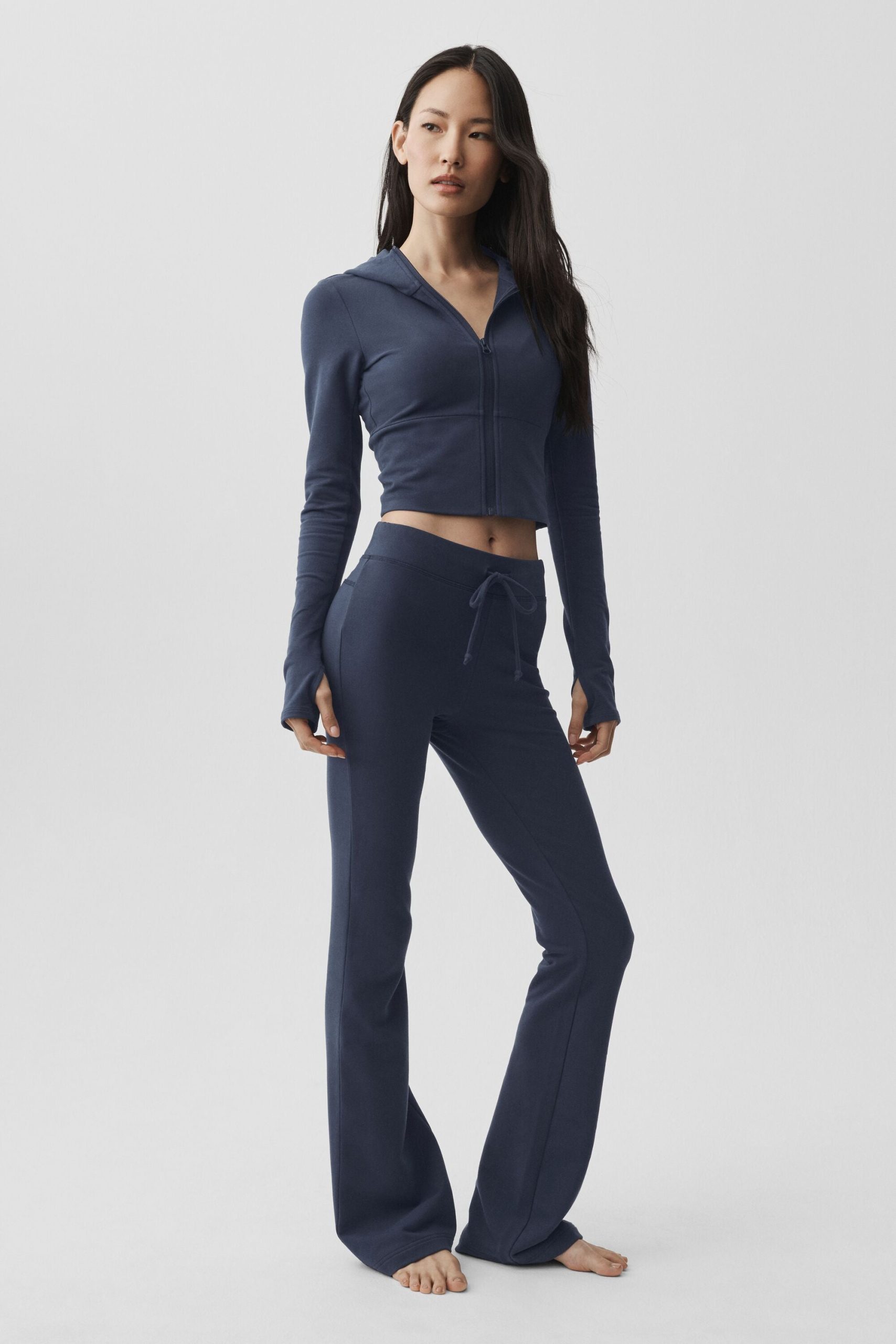 Sway Full Zip Hoodie - Navy - Image 5