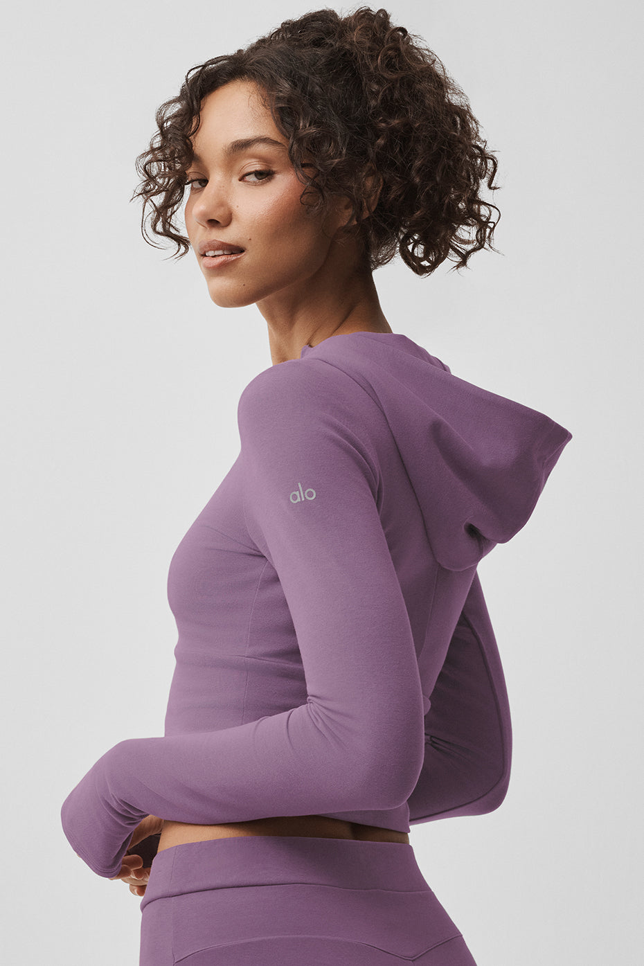 Sway Full Zip Hoodie - Plum Kiss - Image 2