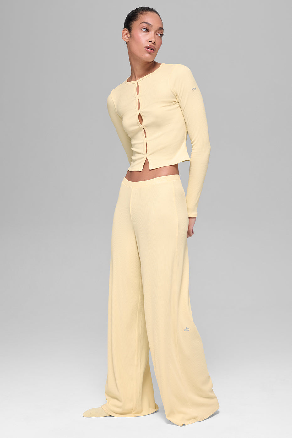 Dreamlight Long Sleeve Top - Candlelight Yellow - Image 5