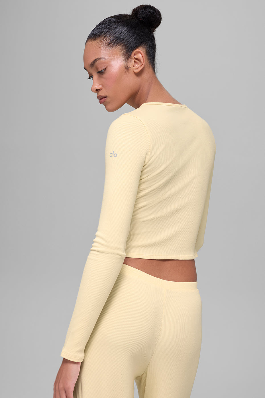 Dreamlight Long Sleeve Top - Candlelight Yellow - Image 2