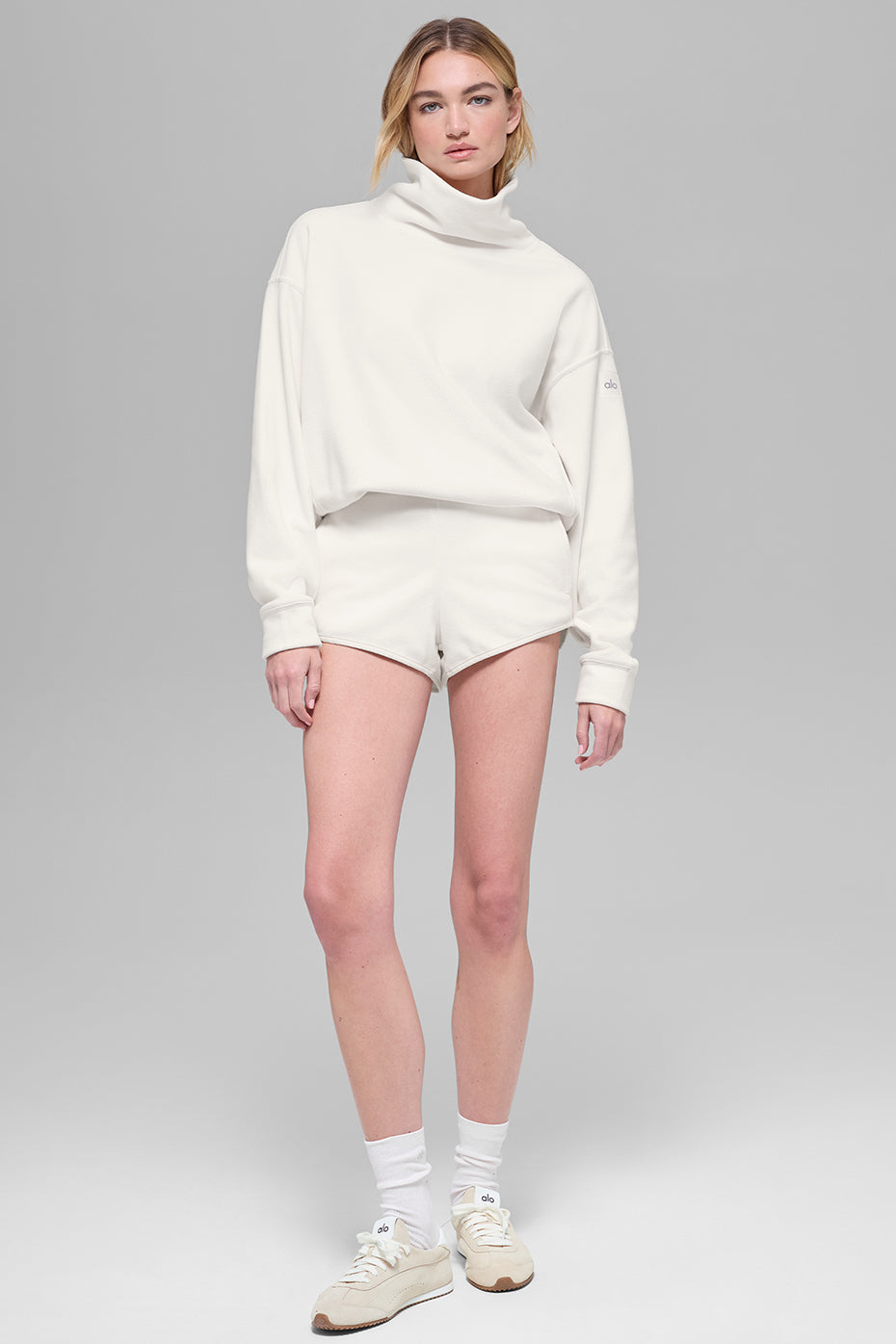 Polar Fleece Hazy Pullover - Ivory - Image 5