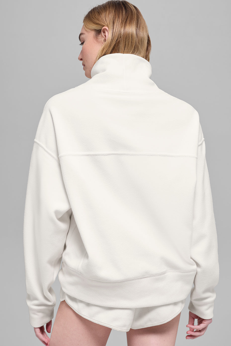 Polar Fleece Hazy Pullover - Ivory - Image 3