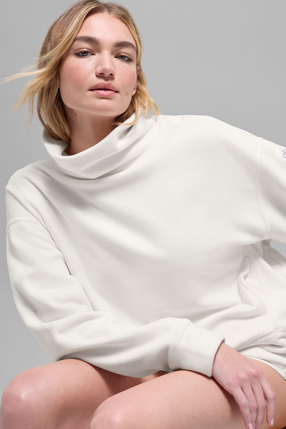 Polar Fleece Hazy Pullover - Ivory - Image 4
