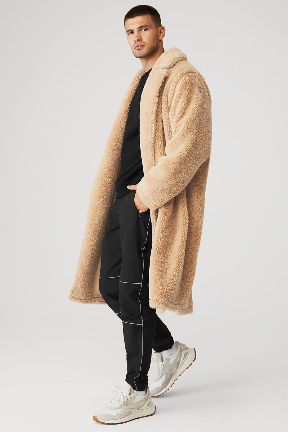 Oversized Sherpa Trench - Camel - Image 3