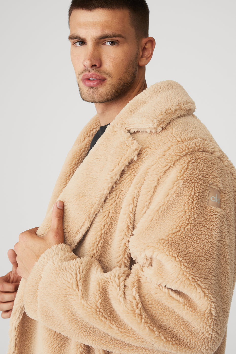 Oversized Sherpa Trench - Camel - Image 4