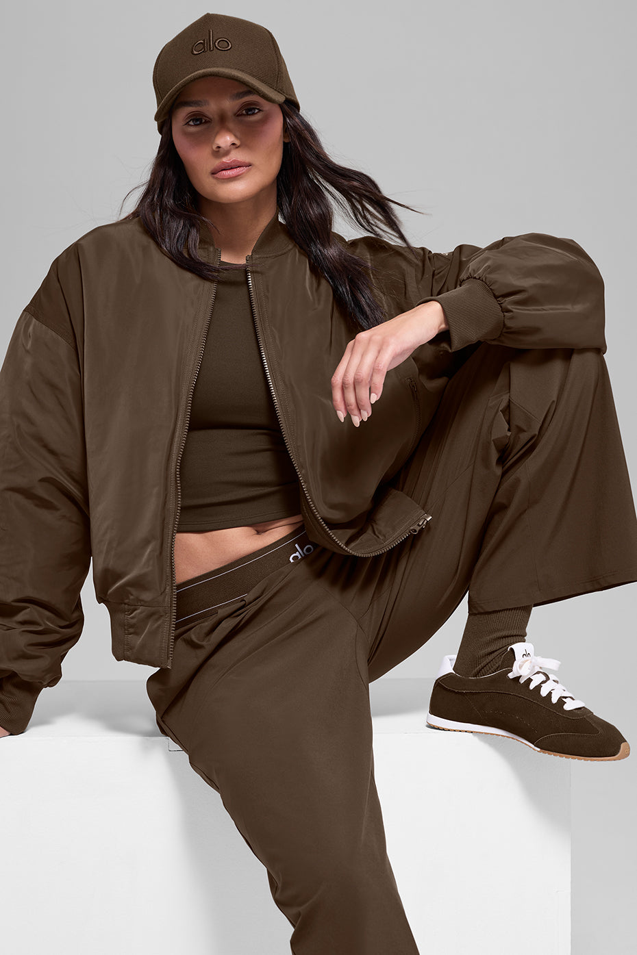 Faux Fur Urbanite Bomber - Espresso/Ivory - Image 5
