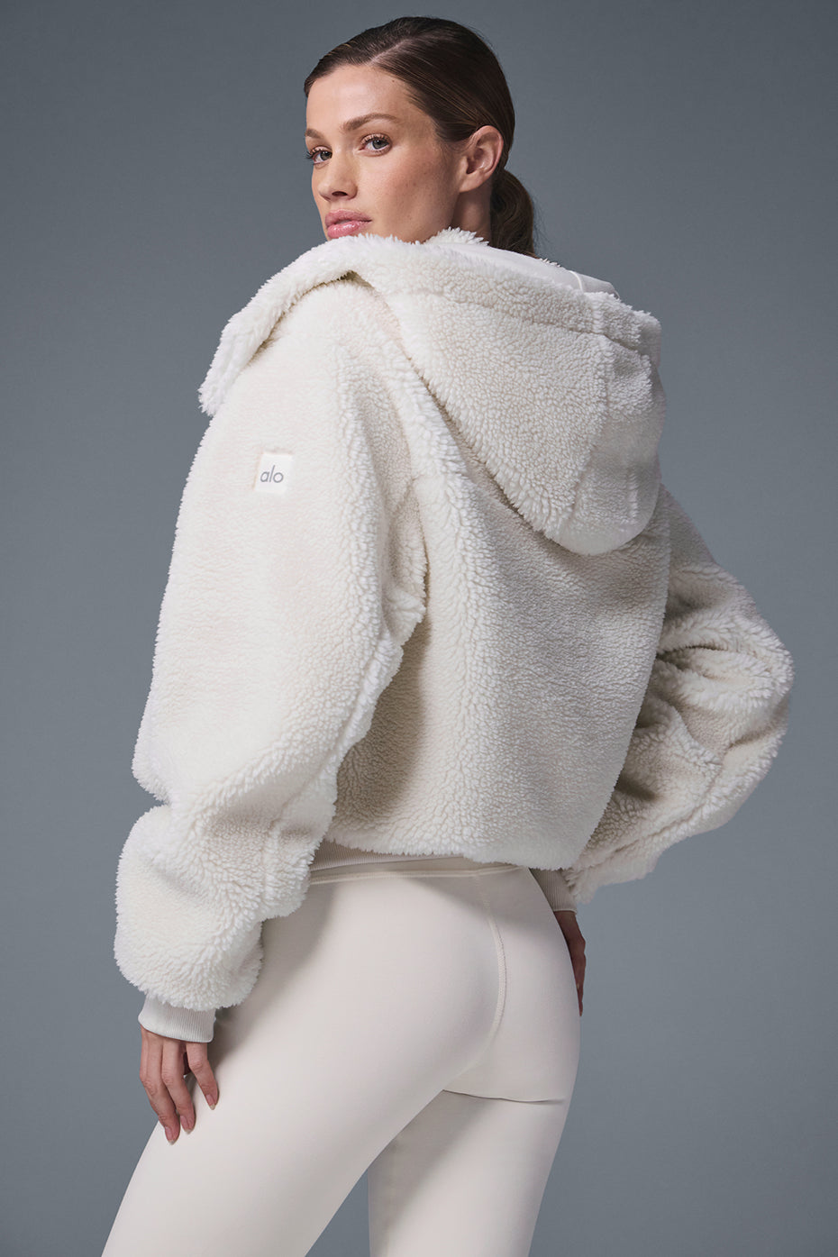 Foxy Sherpa Jacket - Ivory - Image 2