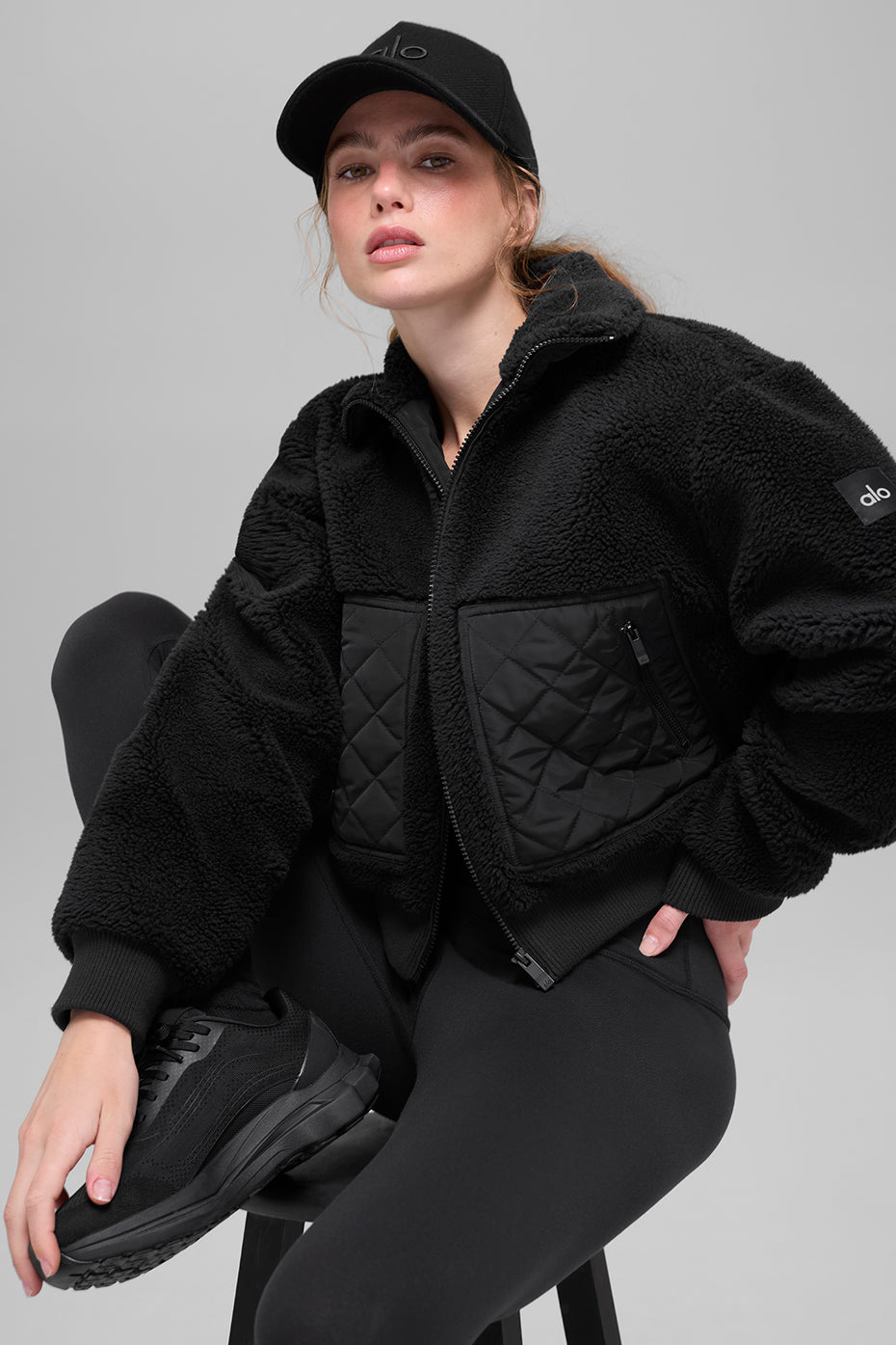 Sherpa Edge Bomber - Black - Image 5