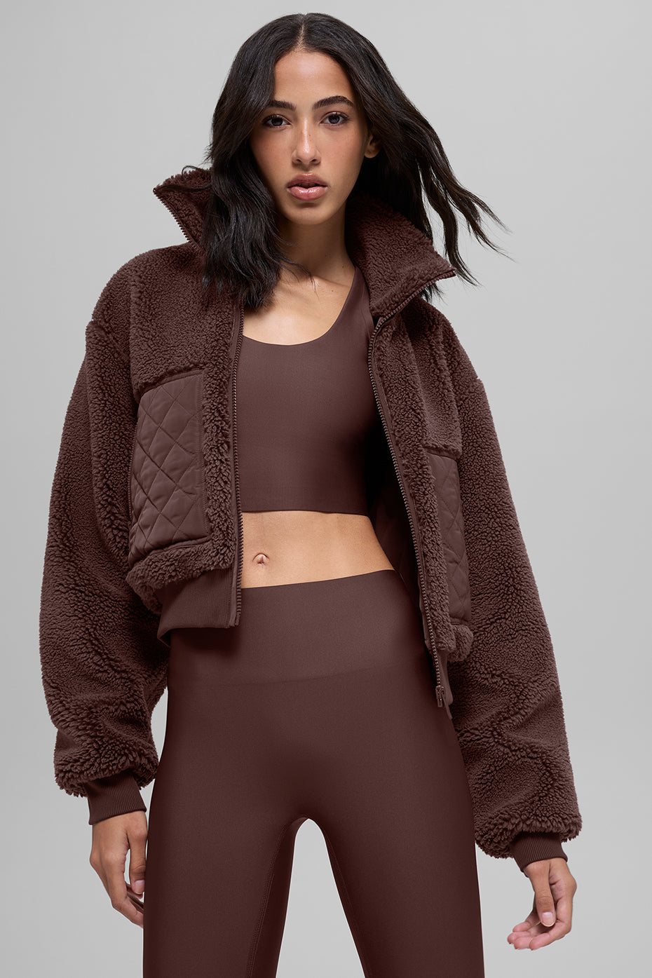Sherpa Edge Bomber - Brownstone - Image 4