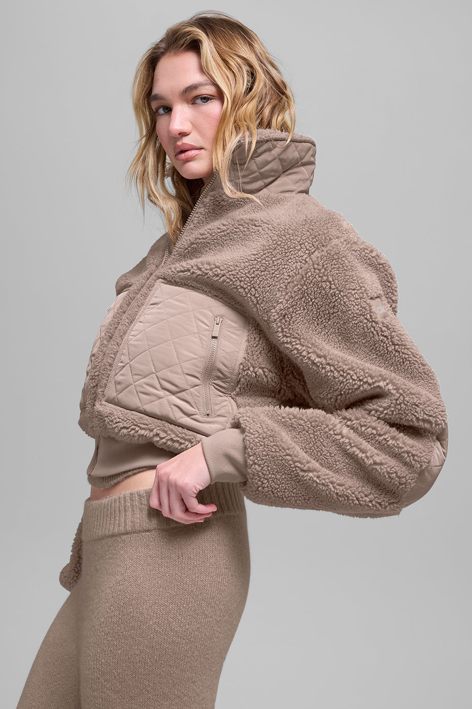 Sherpa Edge Bomber - Chai Latte - Image 3