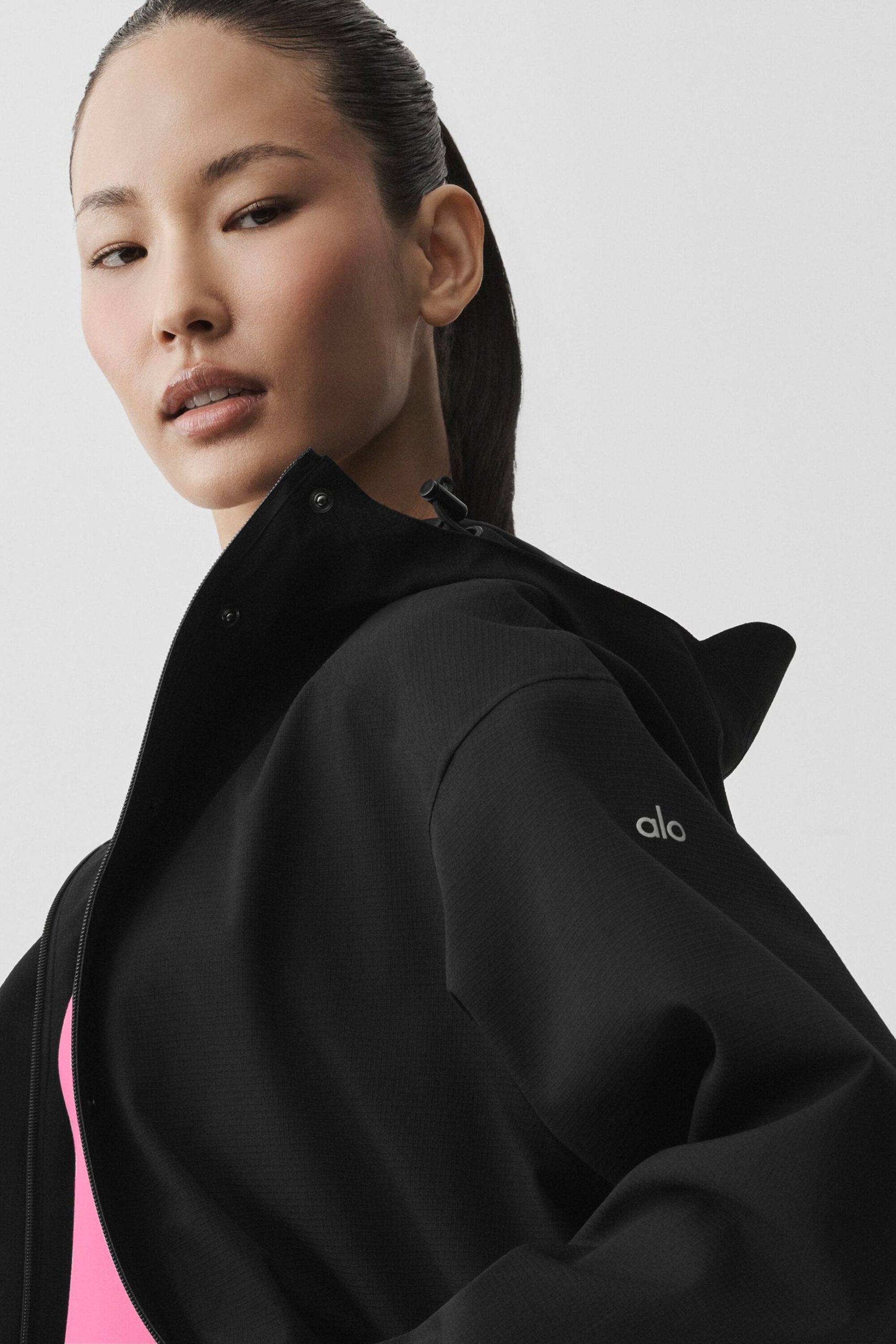 Rain Or Shine Long Coat - Black - Image 5
