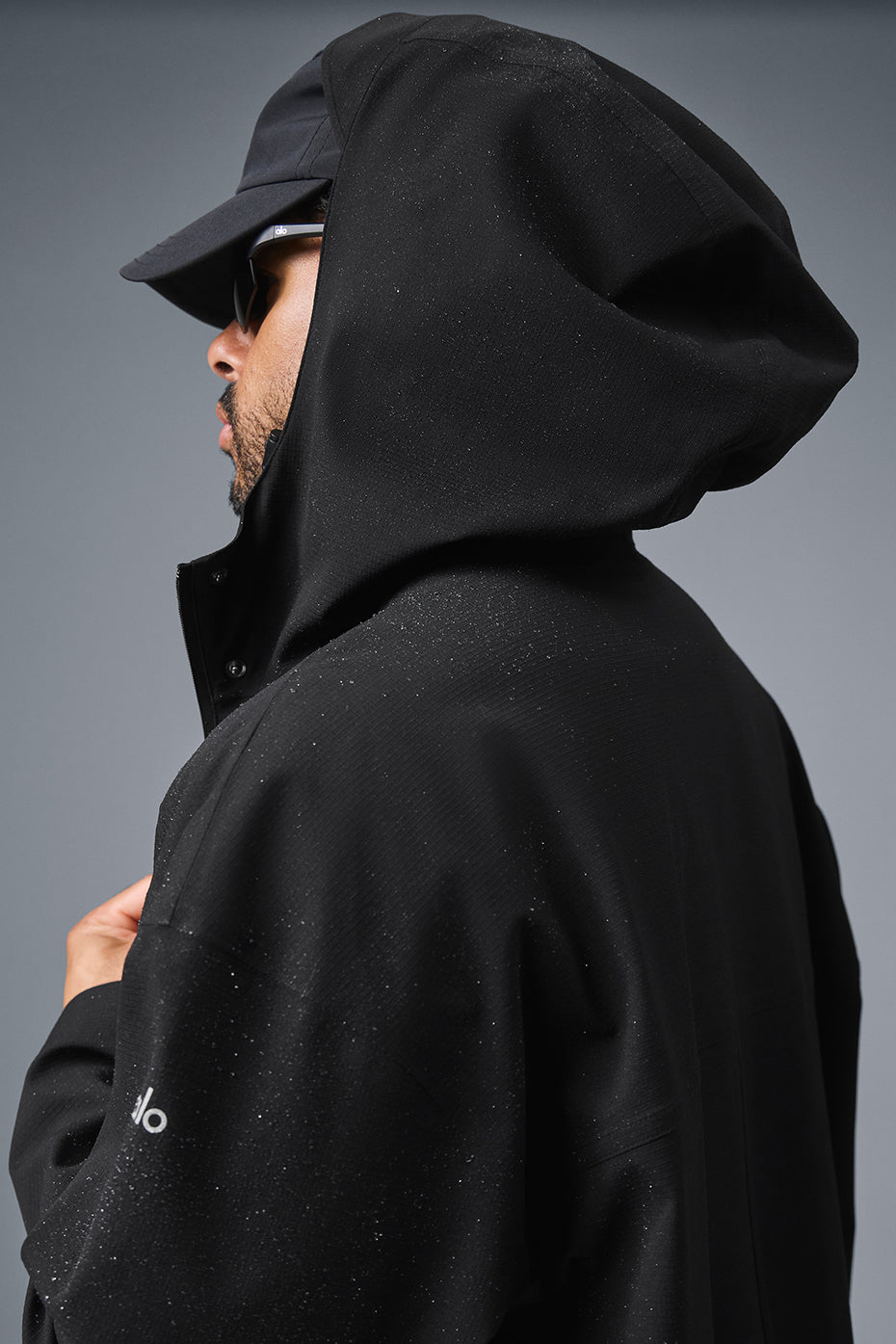 Rain Or Shine Long Coat - Black - Image 6