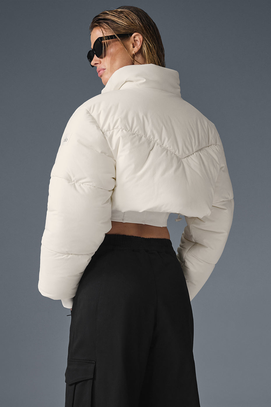 Main Act Corset Puffer - Ivory/Ivory - Image 3