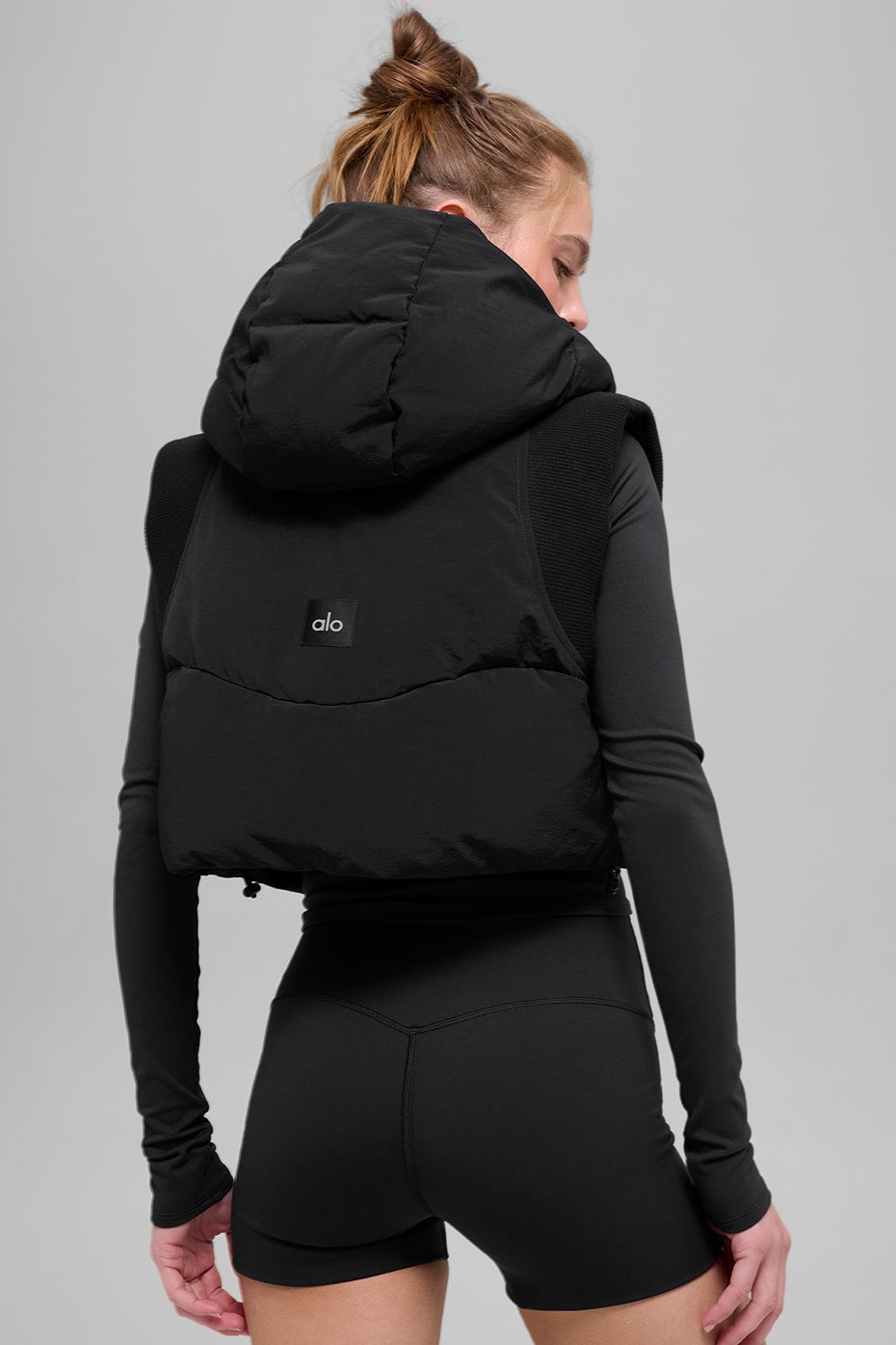 Fast Lane Puffer Vest - Black - Image 4