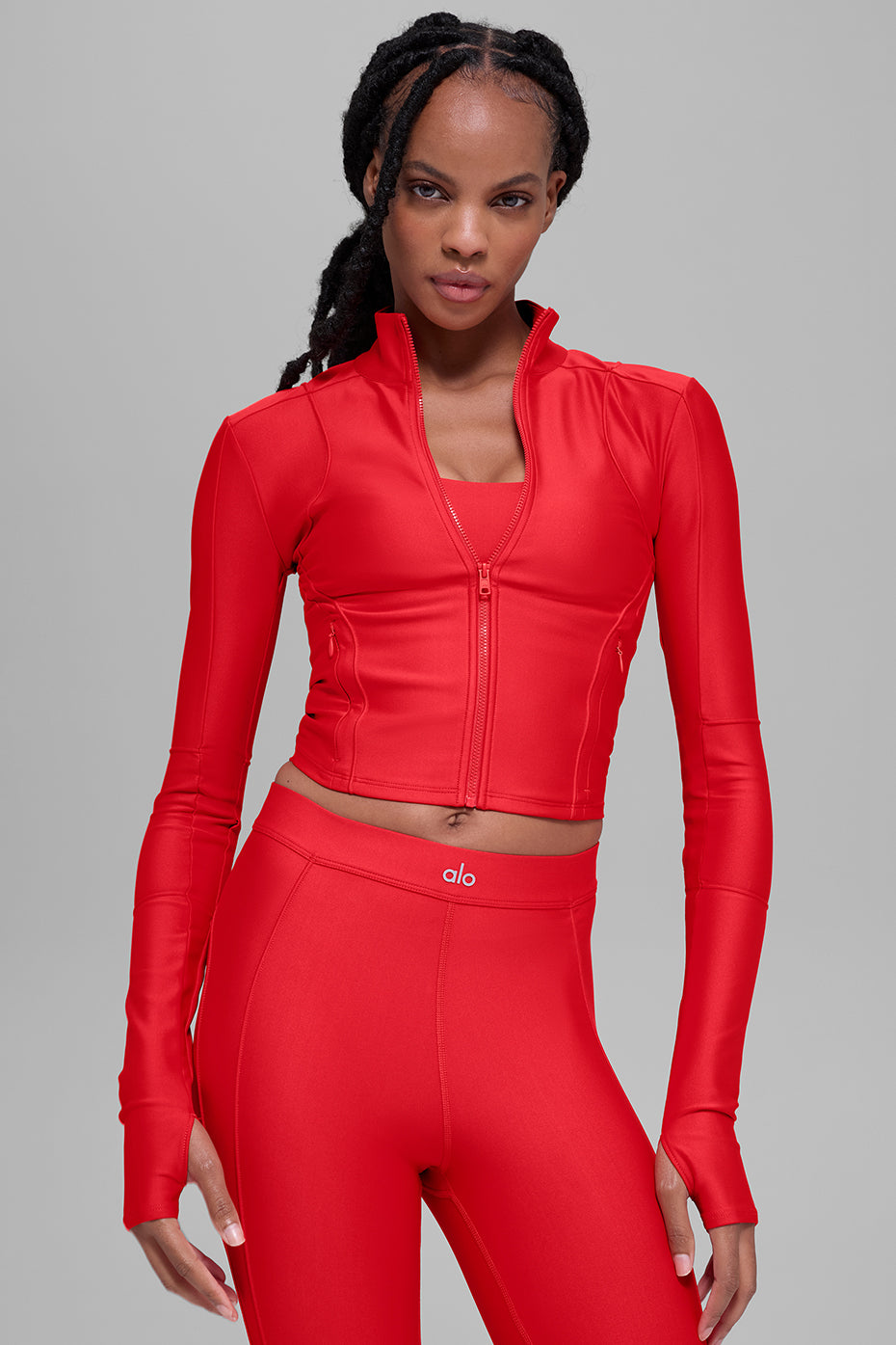 Airlift Ignite Zip Up Jacket - Bright Red - Image 3