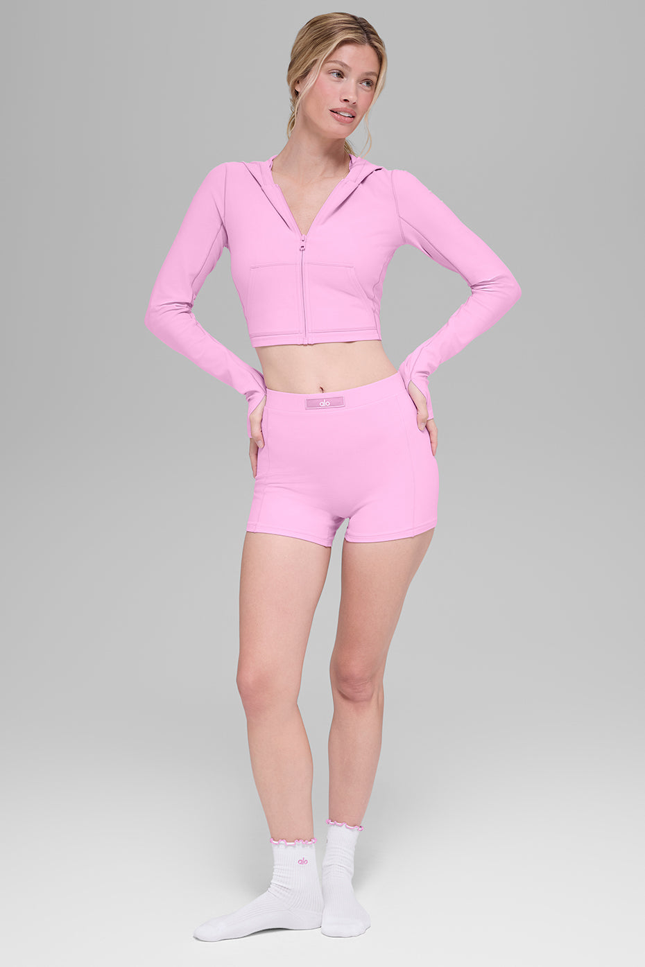 Alosoft Sincere Fitted Jacket - Candy Heart Pink - Image 5