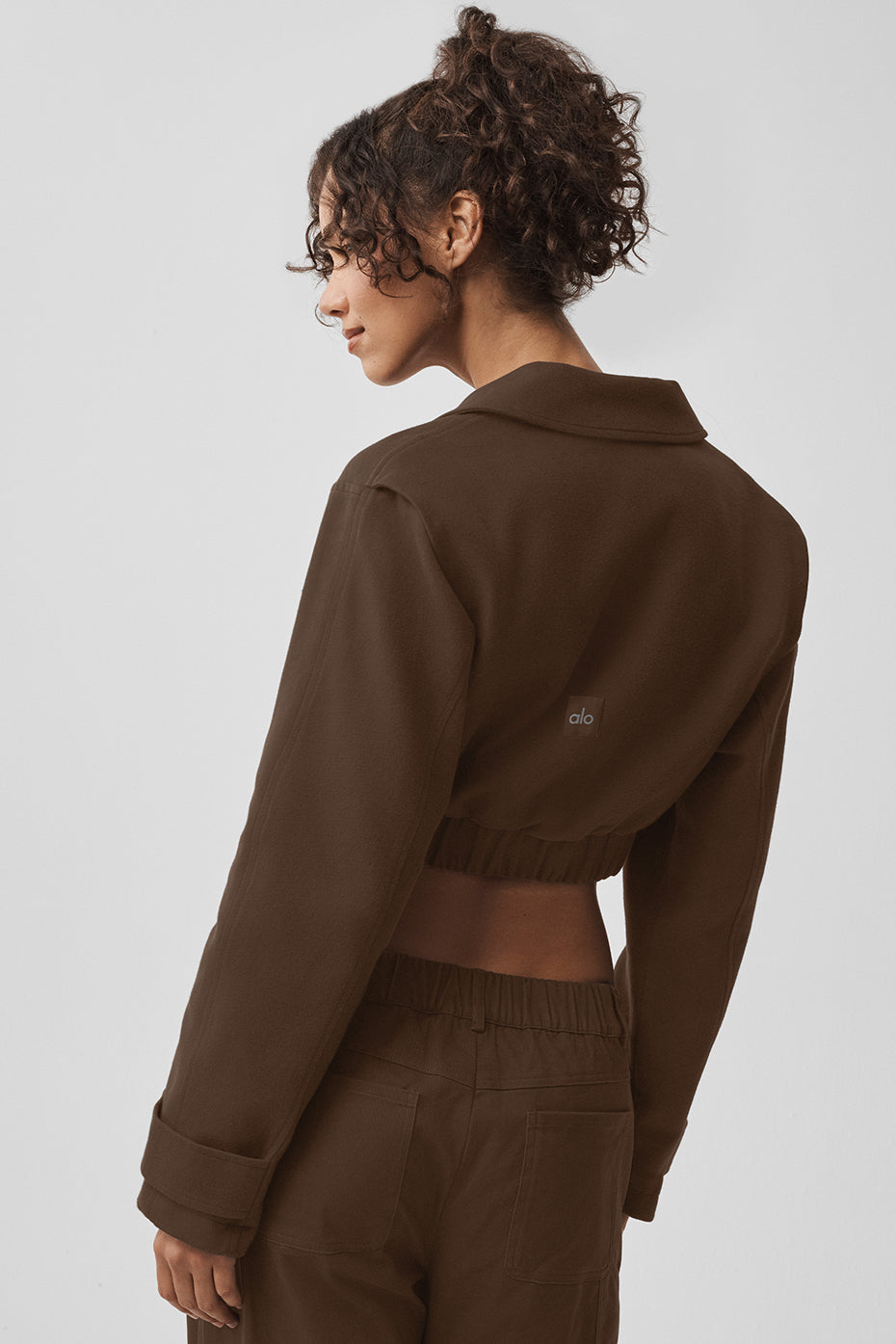 Cropped Cosmopolitan Jacket - Espresso - Image 3