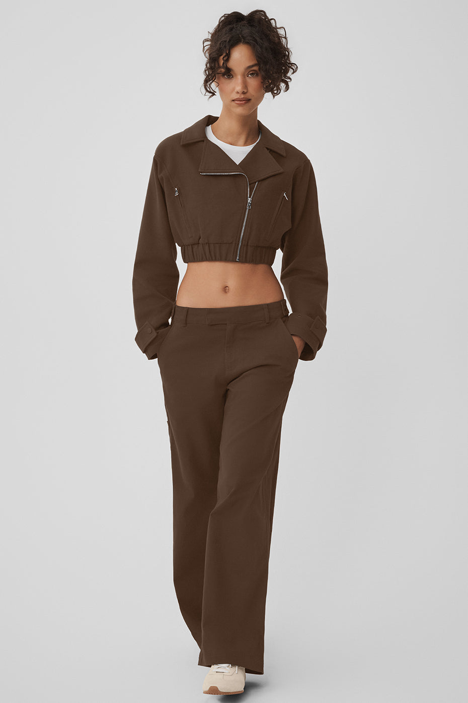 Cropped Cosmopolitan Jacket - Espresso - Image 5