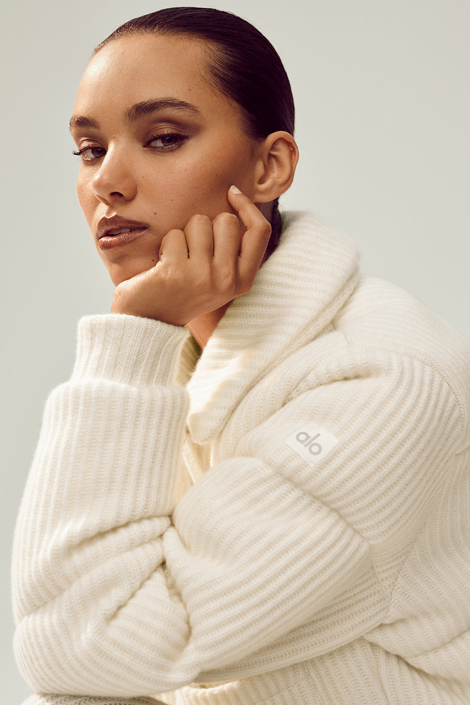Cashmere Northstar Sweater Puffer - Ivory - Image 2