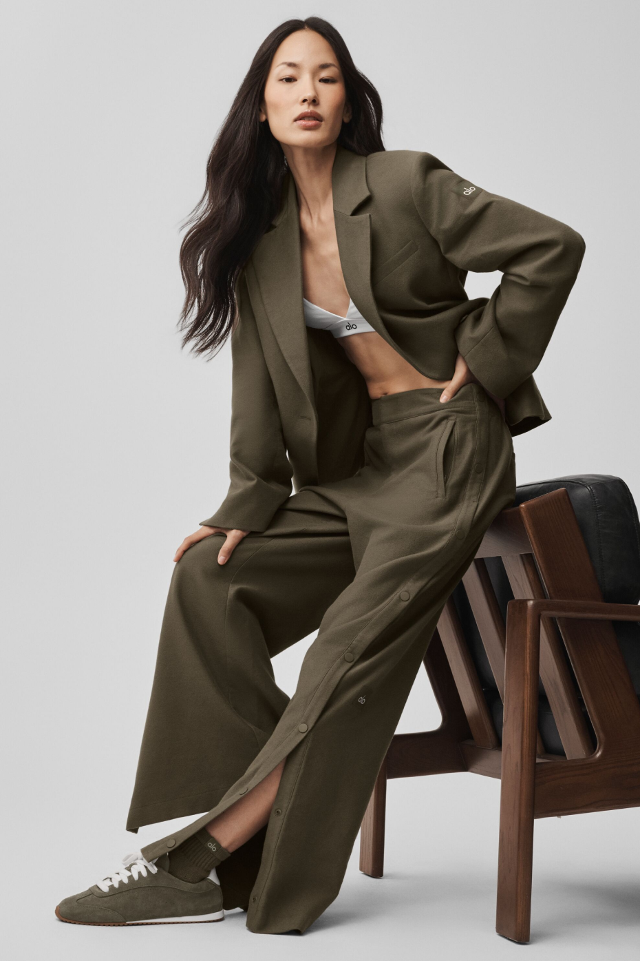 Cinch Blazer - Olive Tree - Image 6