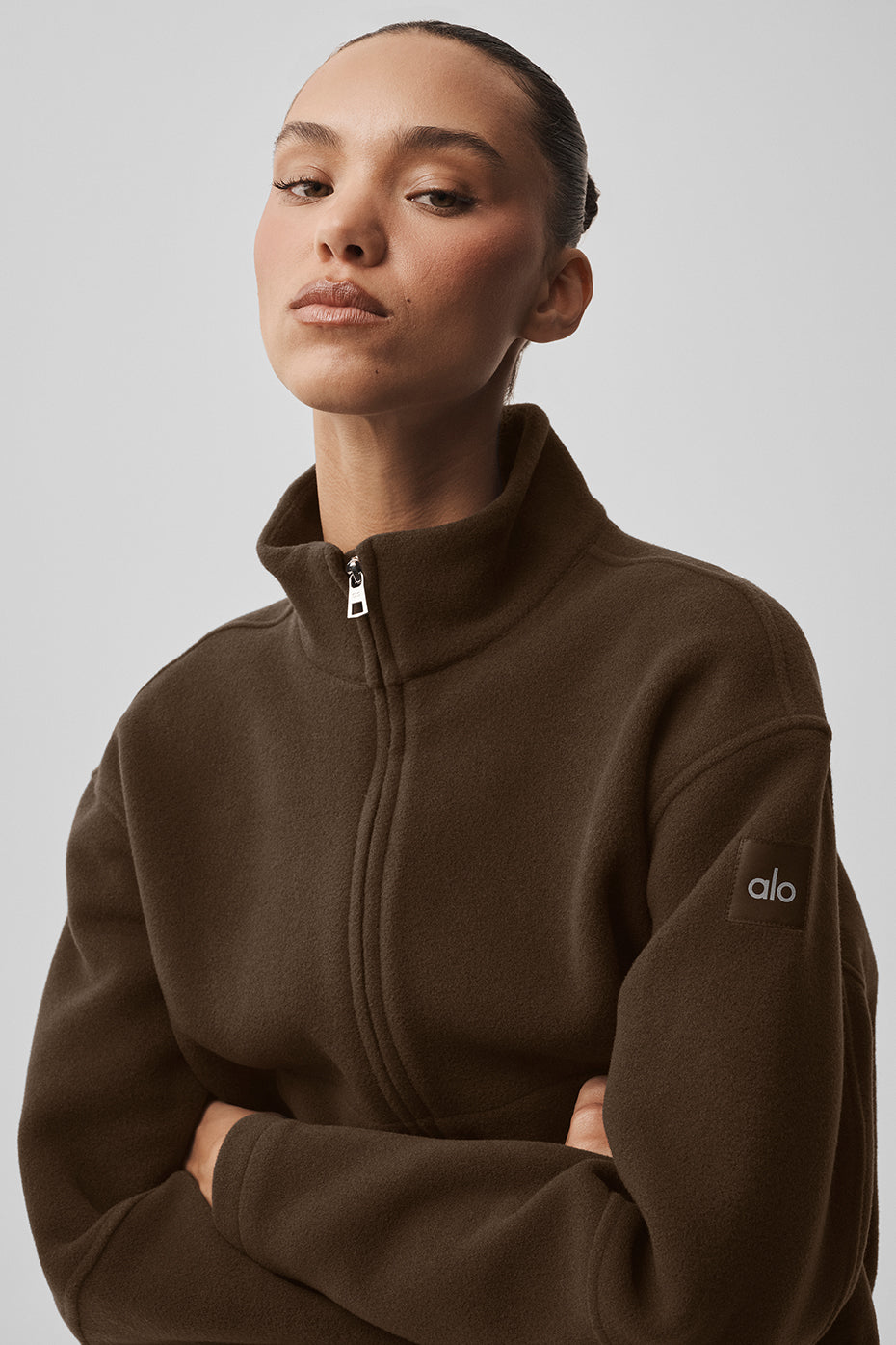 Double Face Wool City Girl Jacket - Espresso - Image 4