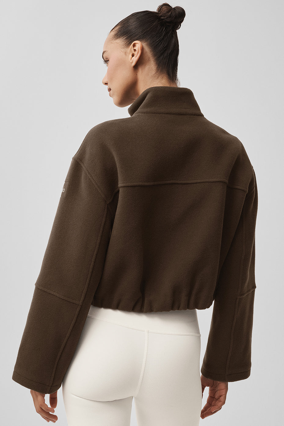 Double Face Wool City Girl Jacket - Espresso - Image 3