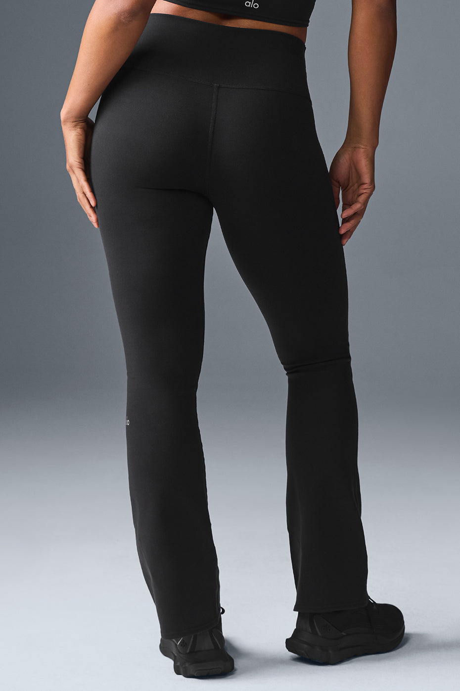 Airbrush High-Waist Bootcut Legging - Black - Image 2