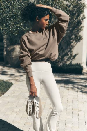 Airbrush High-Waist 7/8 Bootcut Legging - Ivory
