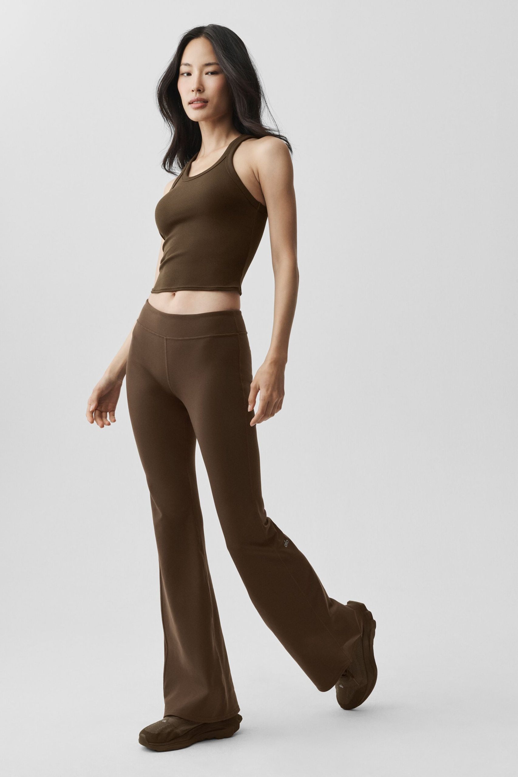 Airbrush Low-Rise Bootcut Legging - Espresso - Image 5