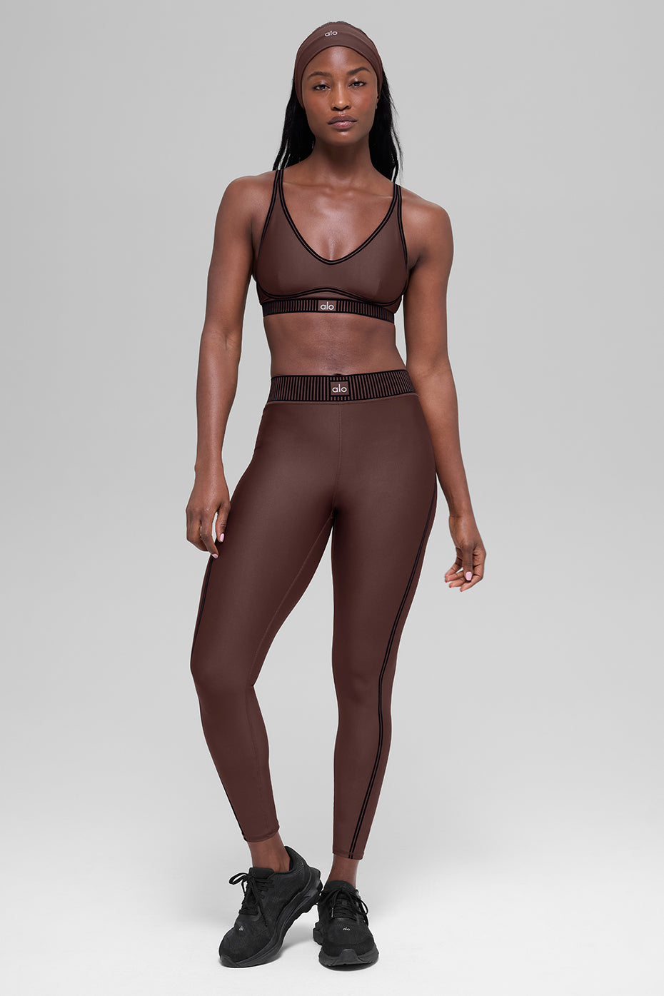 Airlift High-Waist 7/8 Line Up Legging - Brownstone - Image 4