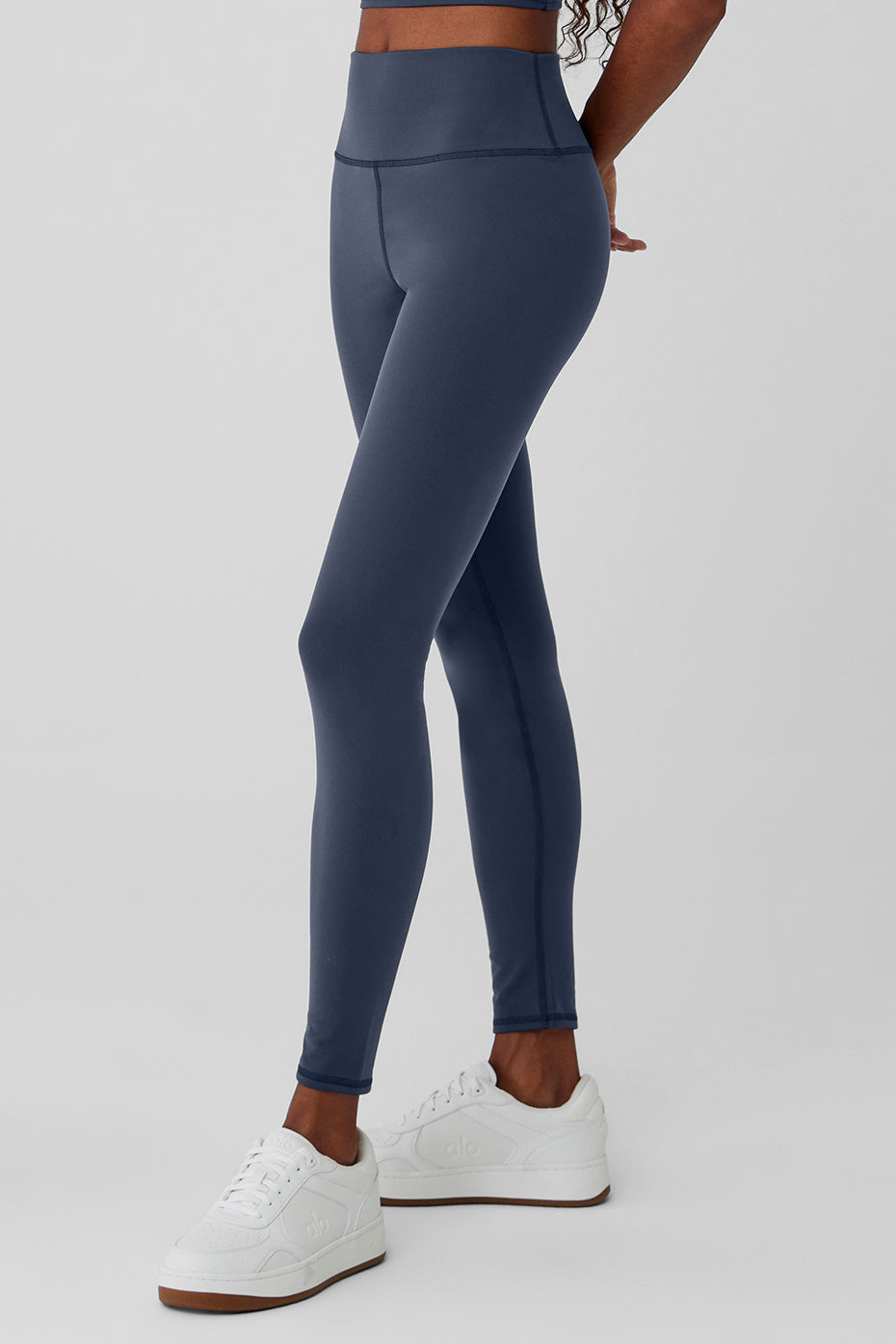 Airbrush Winter Warm High-Waist Nocturne Legging - Navy - Image 3