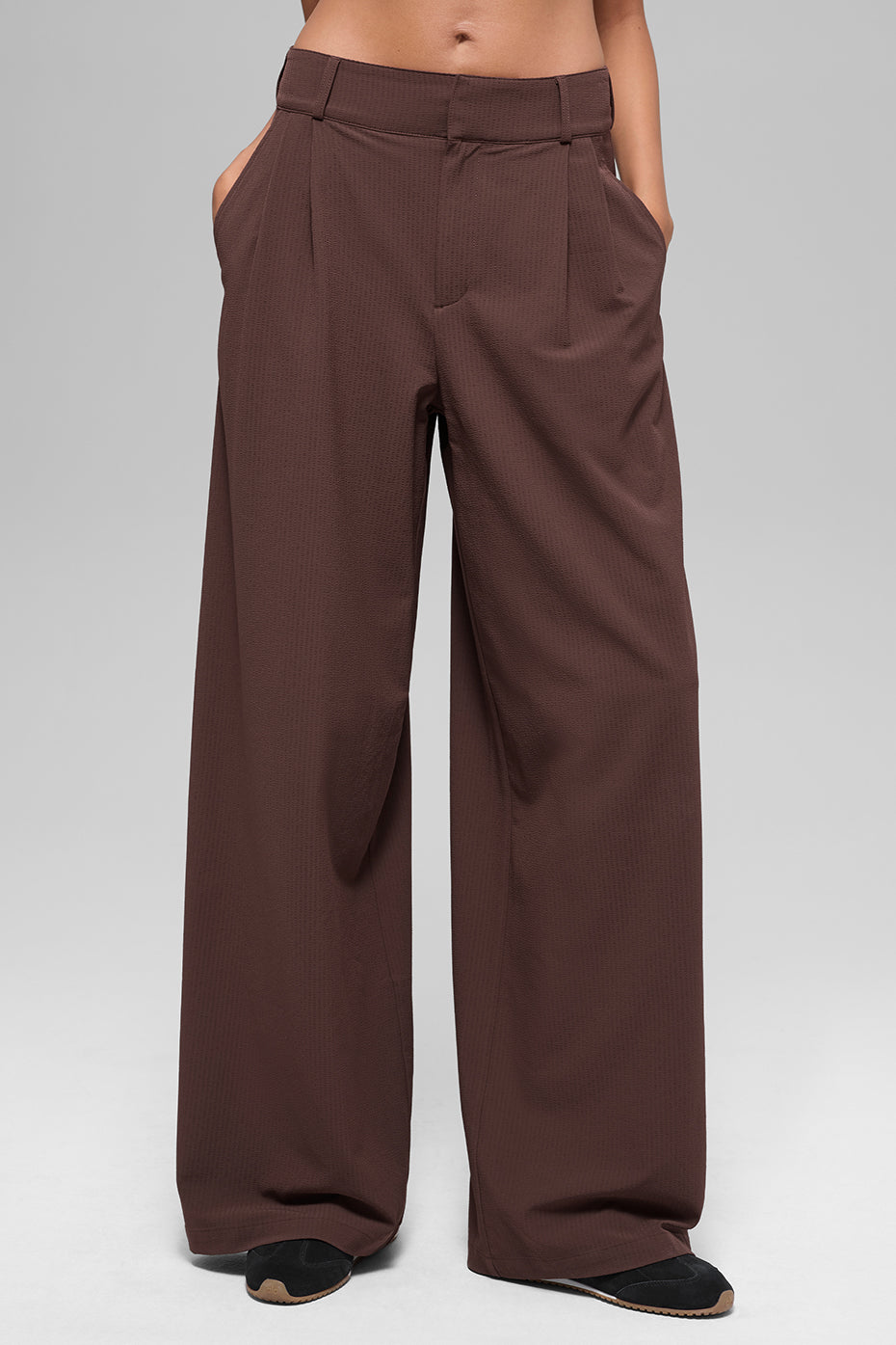 High-Waist Dreamscape Trouser (Long) - Brownstone - Image 3