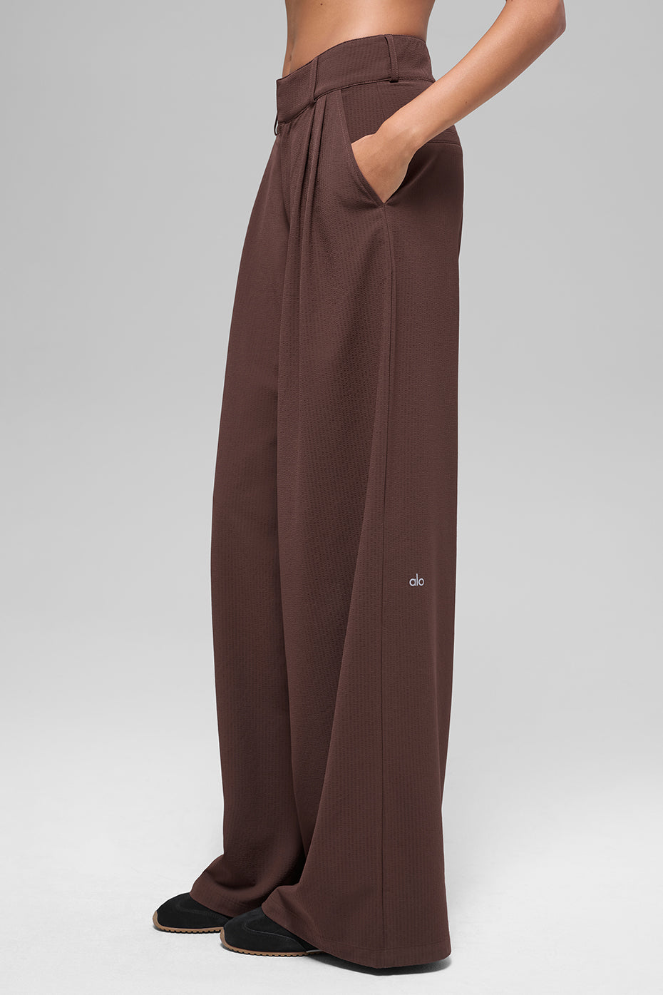 High-Waist Dreamscape Trouser (Long) - Brownstone - Image 4