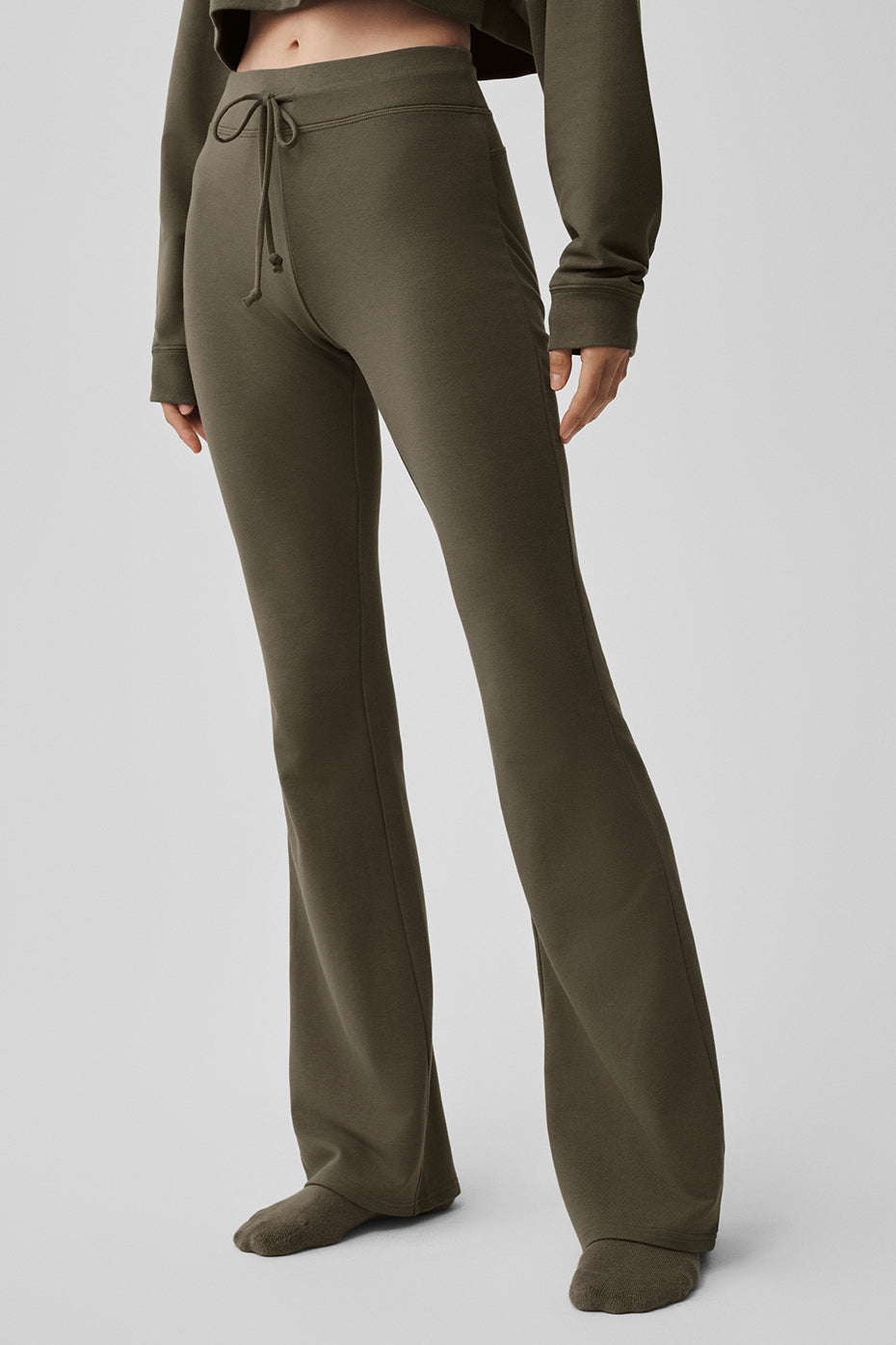Sway Bootcut Sweatpant - Olive Tree - Image 3