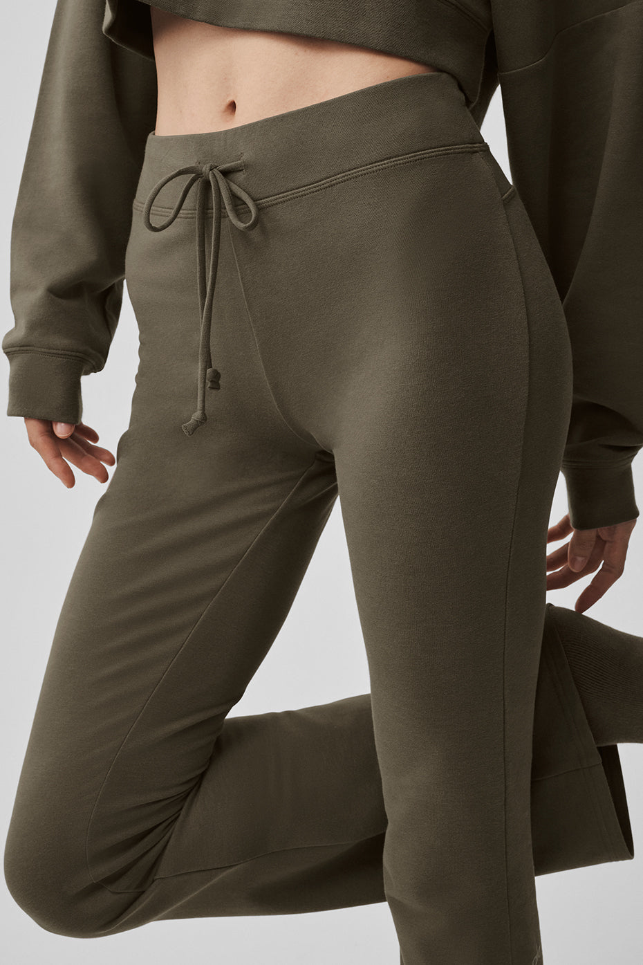 Sway Bootcut Sweatpant - Olive Tree - Image 4
