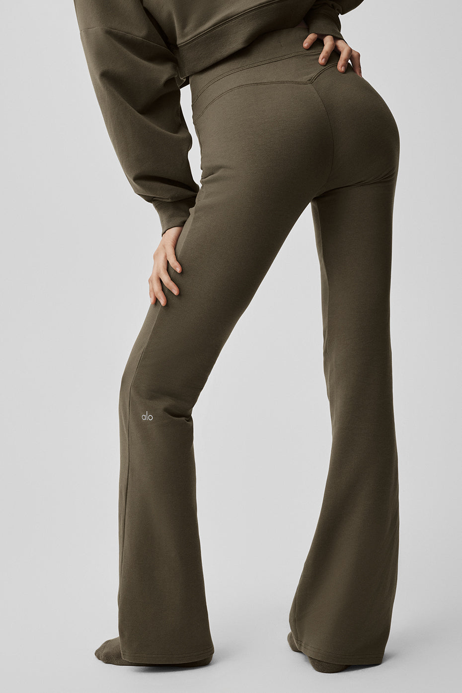 Sway Bootcut Sweatpant - Olive Tree - Image 2